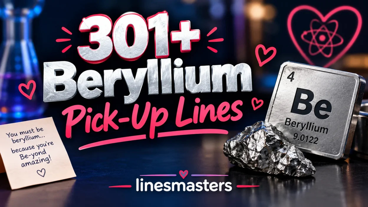 Beryllium Pick-Up Lines