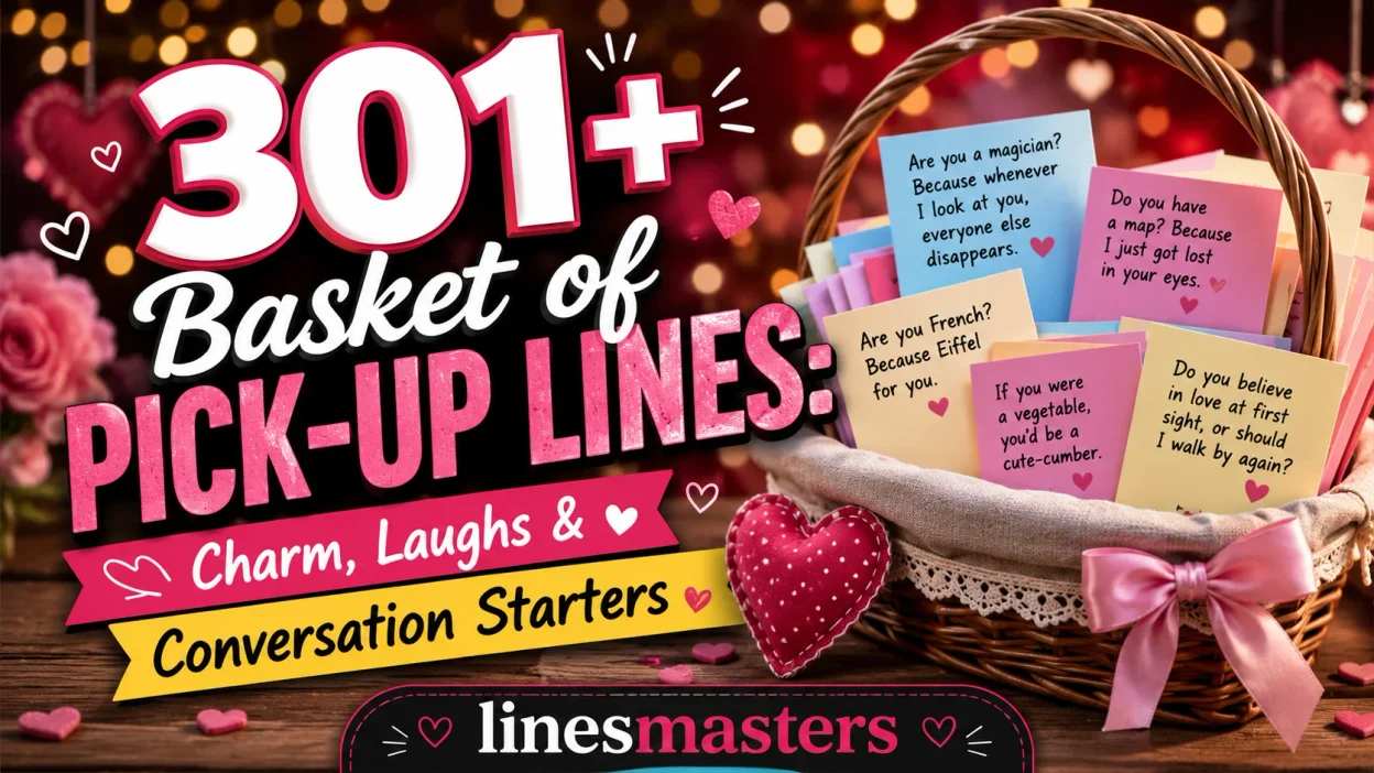 Basket pick-up lines