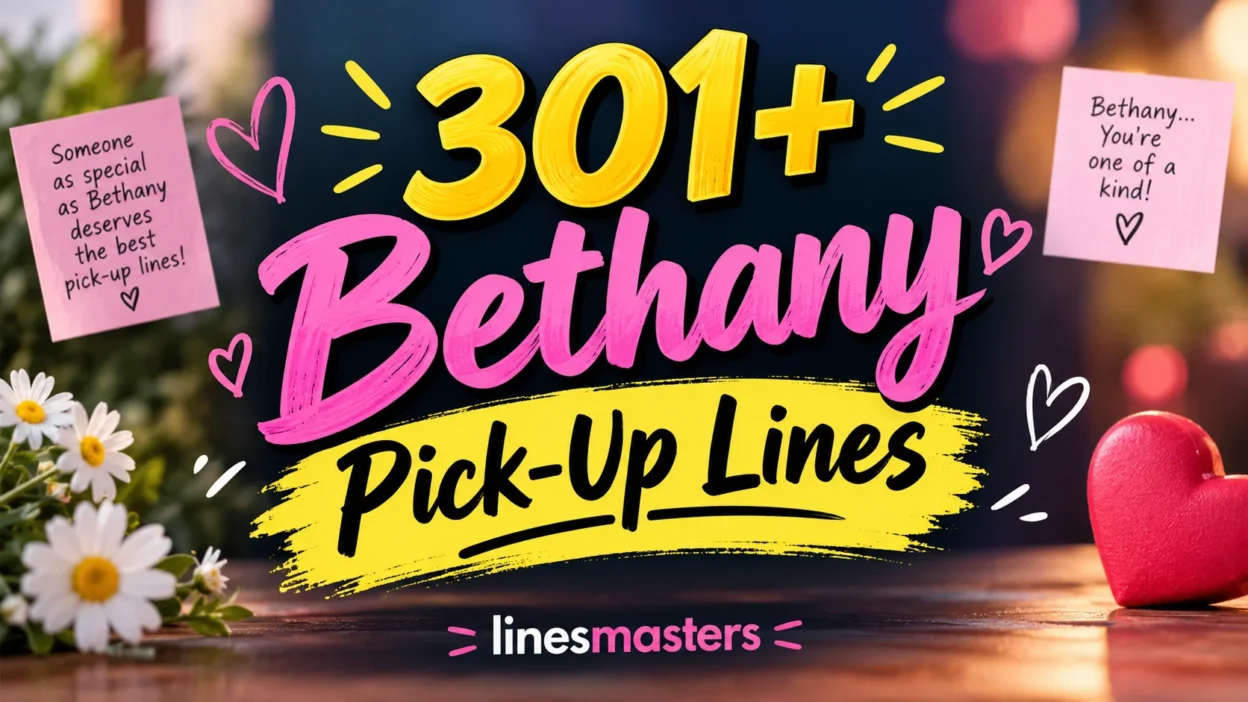 Bethany Pick-Up Lines