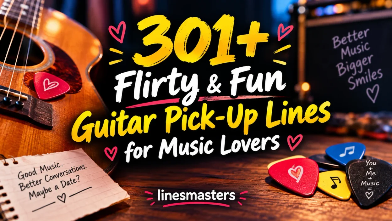 Flirty & Fun Guitar Pick-Up Lines for Music Lovers