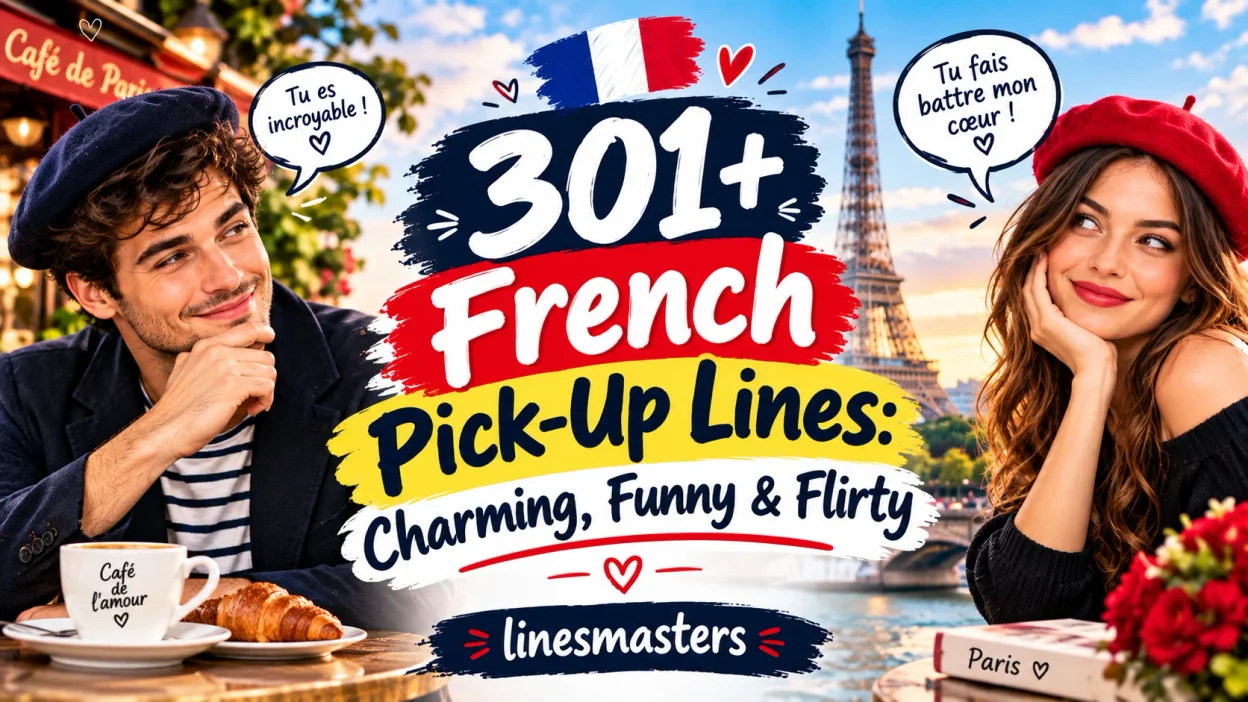 French Pick-Up Lines: Charming, Funny & Flirty