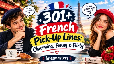 French Pick-Up Lines: Charming, Funny & Flirty