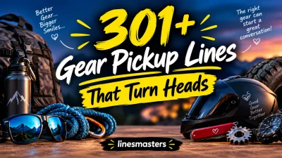 Gear Pickup Lines That Turn Heads