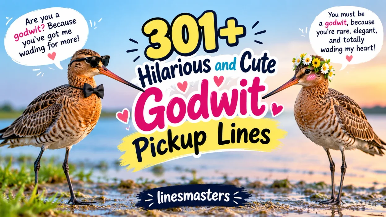 Hilarious and Cute Godwit Pickup Lines