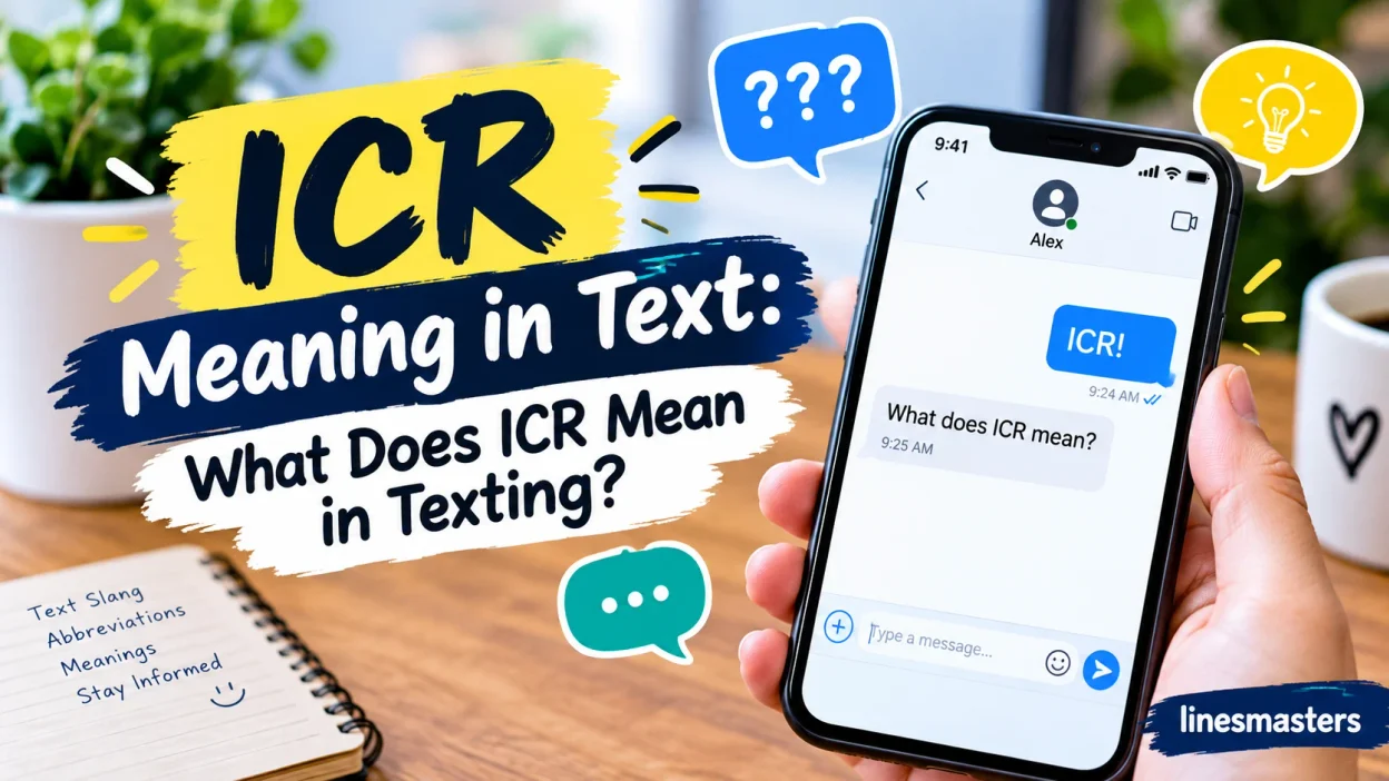 ICR Meaning in Text
