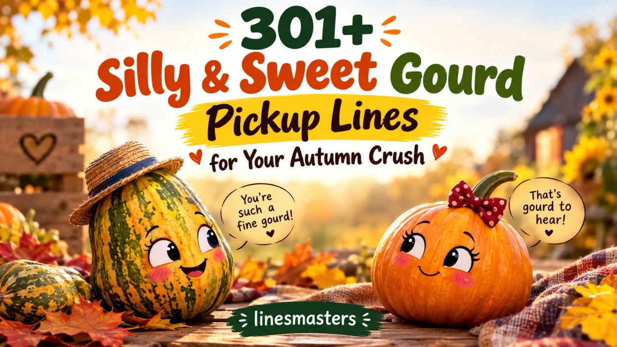Silly & Sweet Gourd Pickup Lines for Your Autumn Crush