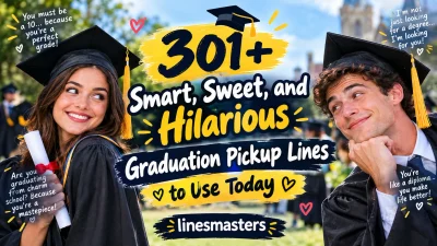 Smart, Sweet, and Hilarious Graduation Pickup Lines to Use Today