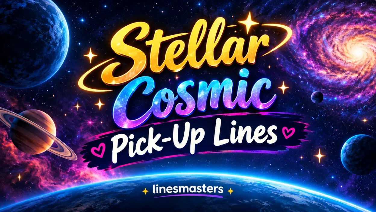 Stellar Cosmic Pick-Up Lines