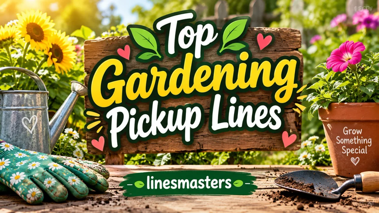 Top Gardening Pickup Lines