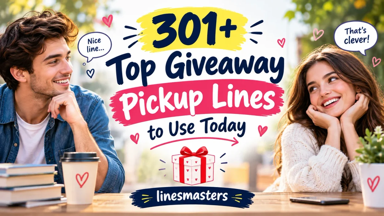 Top Giveaway Pickup Lines to Use Today