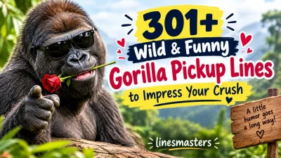 Wild & Funny Gorilla Pickup Lines to Impress Your Crush