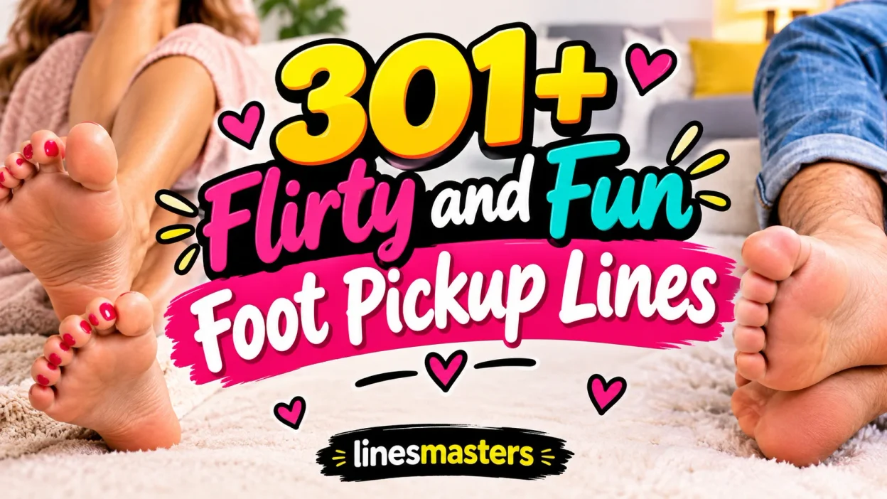 Flirty and Fun Foot Pickup Lines